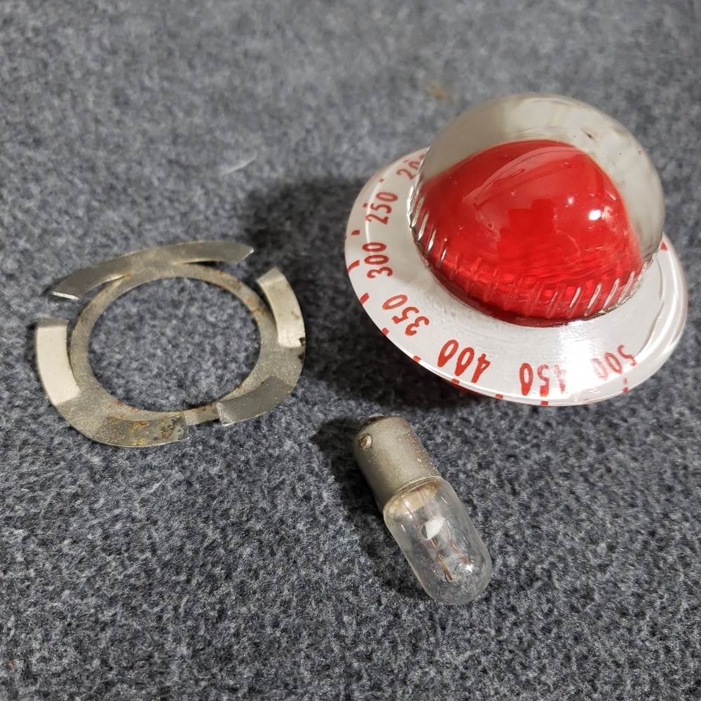 Westinghouse Roaster Oven RO-91 Temperature Power Control Knob + Bulb
